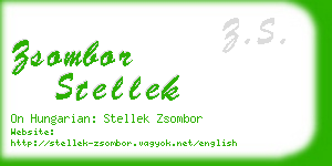 zsombor stellek business card